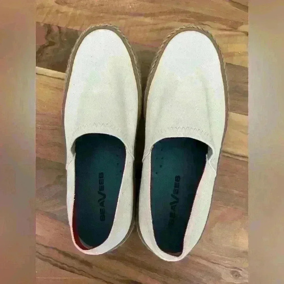 Women’s Seavees Oceanside high stretch canvas espadrille size 7.5, EUC - Picture 2 of 4